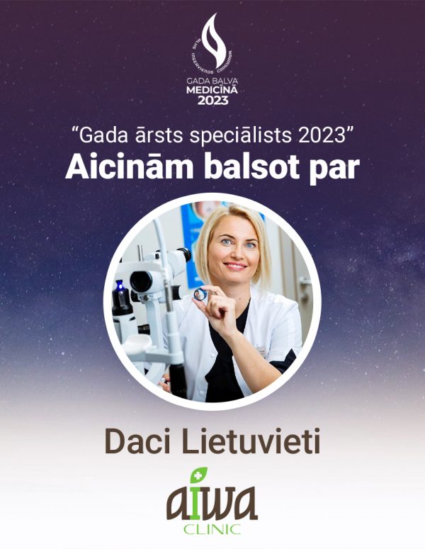 Balsosim par acu ārsti Daci Lietuvieti!